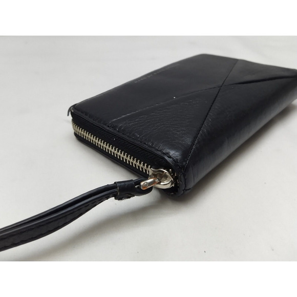 Marc By Marc Jacob Leather Zip Around Credit Card Wristlet Wallet - Picture 7 of 15